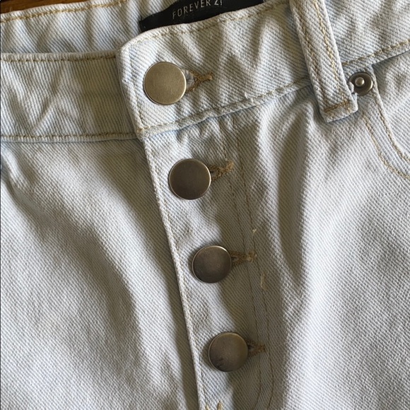 High Waist Jean Shorts - Picture 4 of 4